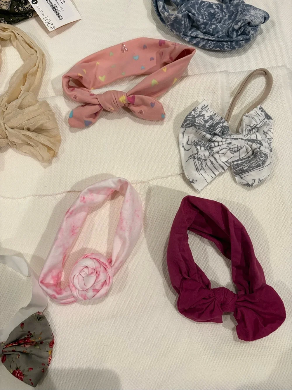 NWOT! Infant/toddler set of 11 headbands and hat bundle!!
